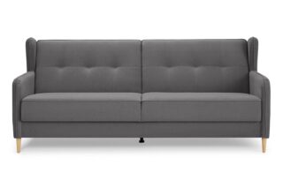СКАНДИКА Тифани, диван-кровать, серый, велюр, М2