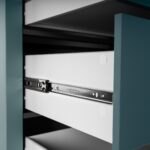 САГА, комод, 3 ящика, 92х101 см, бирюзовый, М2