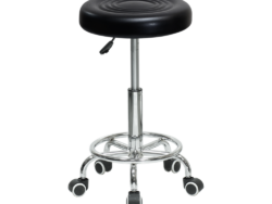 БАРНЕО N-127, табурет вращающийся, газлифт, экокожа, черный