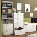 ПИКСИ, ящик выкатной под скамью-стол, белый