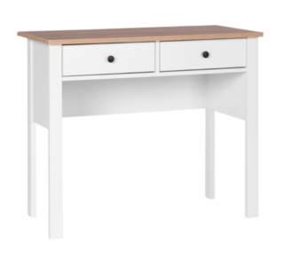САГА, стол туалетный, 2 ящика, 92х45 см, белый/ясень