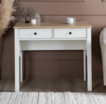 САГА, стол туалетный, 2 ящика, 92х45 см, белый/ясень