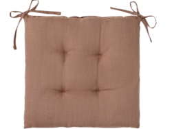 ВУДИ, подушка на стул, 42х42 см, коричневый