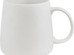 УАЙТ, кружка фарфоровая, 490 мл, белый