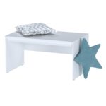 ПИКСИ, скамья-стол, 90х54х48 см, без ящика, белый