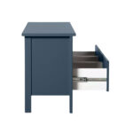 САГА, тумба под ТВ, 3 ящика, 131х62 см, бирюзовый, М2