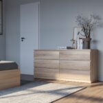 МАЛЬТА, комод, 6 ящиков, 160х76 см, сонома, М3