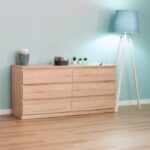 МАЛЬТА, комод, 6 ящиков, 160х76 см, сонома, М3