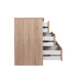 МАЛЬТА, комод, 6 ящиков, 160х76 см, сонома, М3