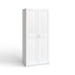 МАКС, каркас шкафа, 100х58х233 см, 2 полки, 2 штанги, белый, М2