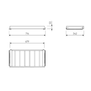 МАКС, брючница выдвижная, 75х36 см, белый