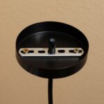 ЭЛЬ, абажур потолочный, 1х120 Вт, Е27, 30х30 см, ротанг