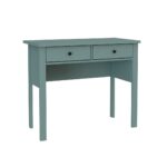 САГА, стол туалетный, 2 ящика, 92х45 см, бирюзовый