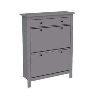 САГА, тумба для обуви, 2 двери, 1 ящик, 92х122 см, серый