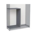 МАКС, разделительная секция, 75-100х58 см, серый