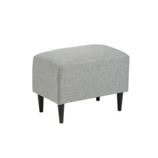 КИРКАС/ВАЛО, пуф/табурет для ног, рогожка, серый