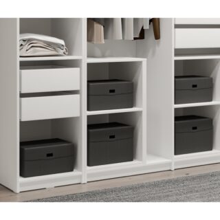 МАКС, разделительная секция, 75-100х36 см, белый