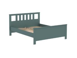 САГА, кровать двуспальная, 160х200 см, бирюзовый, М4