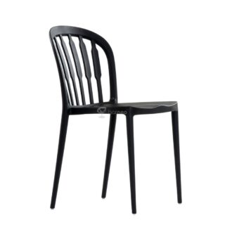 РЕЙН N-216, стул стопируемый, пластик, черный