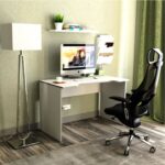 ВАРДИГ К3, стол компьютерный 120x65x75 см, белый/серый, М