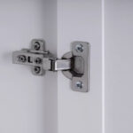 САГА, шкаф платяной 3-дверный, с зеркалом, 132х64х215 см, белый