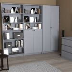 ВАРМА СТЭНД ДОР, дверь для стеллажа, 39х190 см, серый, М