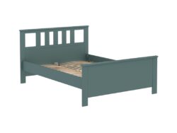 САГА, кровать двуспальная, 140х200 см, бирюзовый, М3