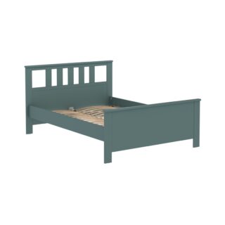 САГА, кровать двуспальная, 140х200 см, бирюзовый, М3