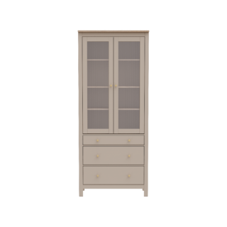 САГА МОРУ, шкаф-витрина, 91х42х215 см, кашемир/ясень, М3