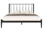 БРИЗ, двуспальная кровать, металлическая 160х200см, черный, М4