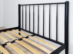 БРИЗ, двуспальная кровать, металлическая 160х200см, черный, М4