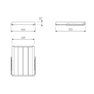 МАКС, брючница выдвижная, 50х58 см, белый