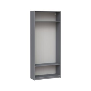 МАКС, каркас шкафа, 100х36х233 см, 2 полки, серый, М2