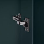 САГА, шкаф платяной 3-дверный, с зеркалом, 132х64х215 см, бирюзовый