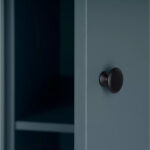 САГА, шкаф платяной 3-дверный, с зеркалом, 132х64х215 см, бирюзовый