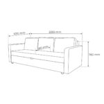 ВАЛО, диван-кровать, бирюзовый, М2