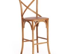 ВИЕННА, барный стул из массива вяза, цвет груша/натуральный