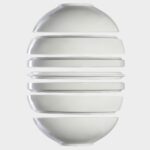 ЛА ПАЛЛА, набор фарфоровой посуды на 2 персоны, 7 предметов, белый