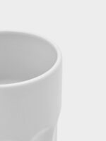 КЛАССИКА, набор стаканов, 2 шт, 500 мл, керамика, белый