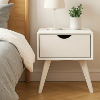 РЕТРО, тумба прикроватная, ручка сверху, 40х38х44 см, белый