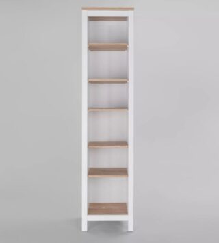 САГА, стеллаж, 50х42х215 см, белый/ясень, М2