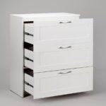 СИРИУС, комод, 3 ящика, 78х41х95 см, белый, М