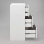 СИРИУС, комод, 3 ящика, 78х41х95 см, белый, М