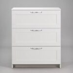 СИРИУС, комод, 3 ящика, 78х41х95 см, белый, М