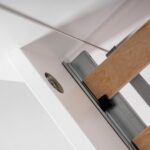 САГА, кровать двуспальная, 140х200 см, белый/ясень, М3