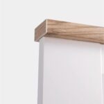 САГА, кровать двуспальная, 140х200 см, белый/ясень, М3