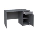 КАСТОР, стол письменный, 1 ящик, 116х65 см, серый, М2