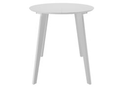 ОРИОН Compact+, стол раздвижной из массива березы, 80/120/160х80, белый