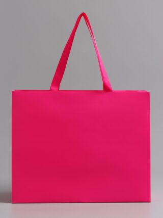 ГИФТ, пакет подарочный горизонтальный, 48х39х16 см, фуксия