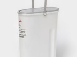 ИДЕА, контейнер для стирального порошка, 5 л, 11х24,6х32 см, серый